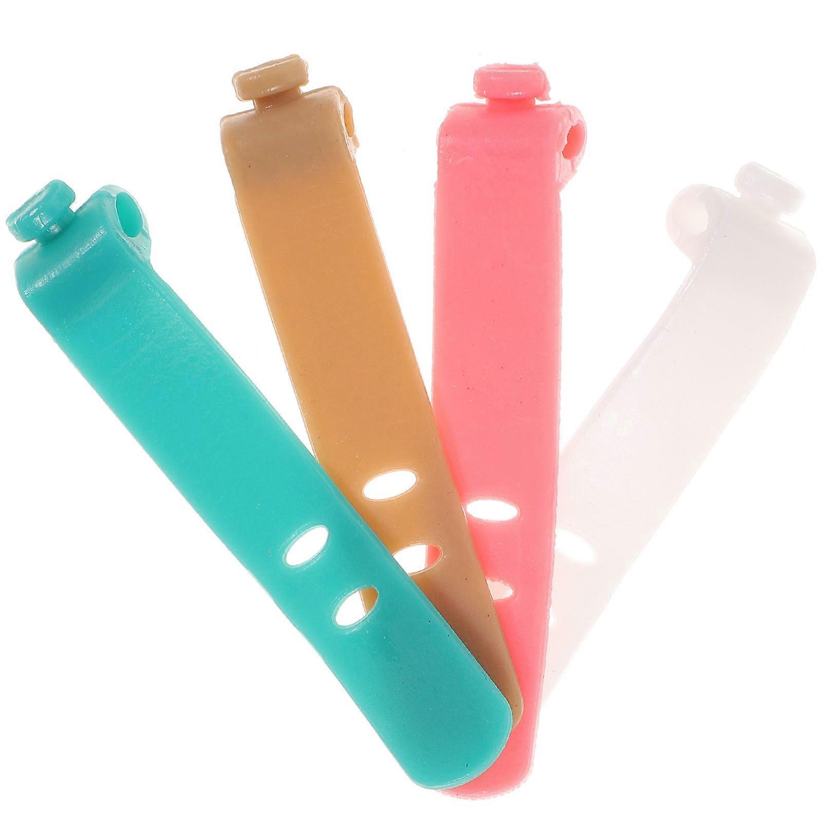 Silicone Cable Organizer with Assorted Color Wire Ties for Home Use 16 Pieces