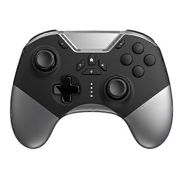 Bluetooth Gamepad Multifunktion Vibrierender kabelloser Gamecontroller für Switch für IOS für Windows für Android Schwarz