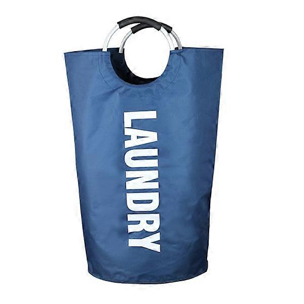 82L Laundry Baskets, Foldable Laundry Bag, Large Capacity Foldable Laundry Baskets - Dark Blue, L