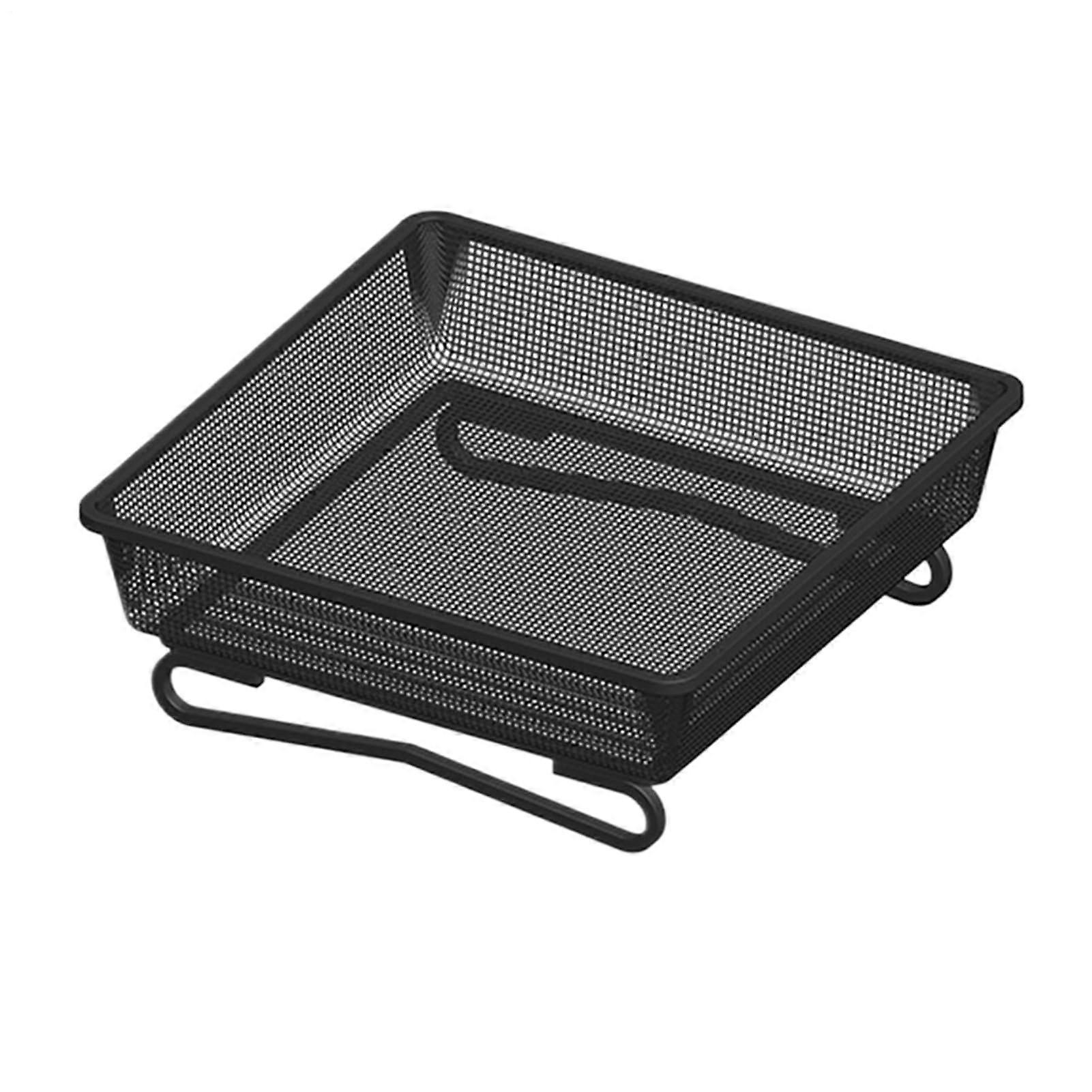 Vogelfutter Tablett 18 cm - Quadratischer Futterautomat Für Papageien - Wetterfester Vogelnetzfütterer Für Garten Und Terrasse