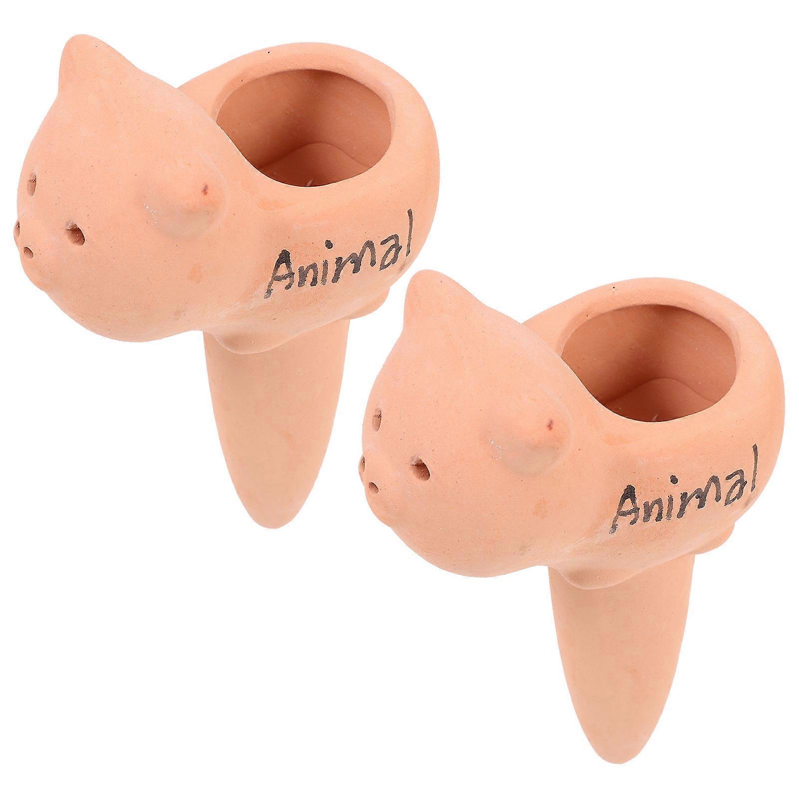 Here's a well structured product description and information for the **"2pcs Self Watering Globes Terracotta Automatic Watering Device For