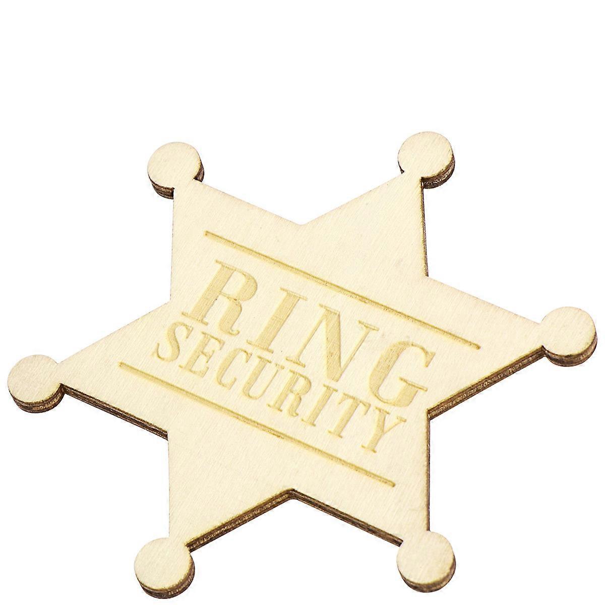Khaki Plastic Brooch for Decor Elegant Wedding Accessory Durable Handcrafted Design 70mm