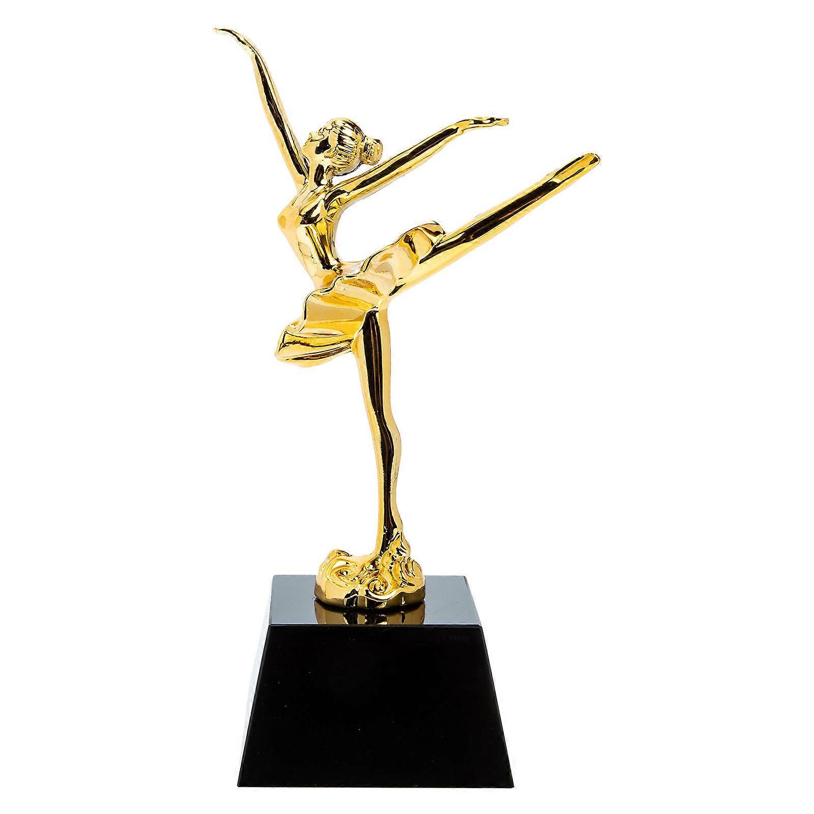 Crystal Ballet Trophy – Elegant Award for Dance Competitions, Inspiring Dancer Design for Young Performers