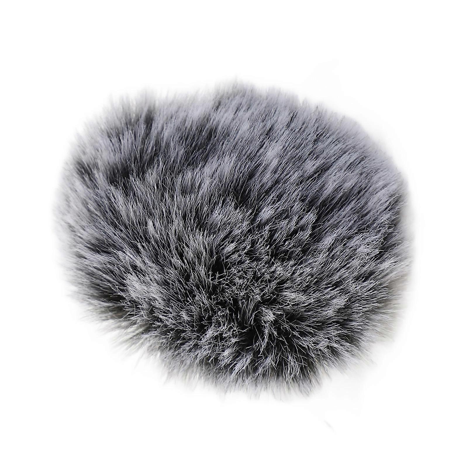 Furry Microphone Cover Noise Reduction Comfortable Soft Portable Compact Microphone Windscreen Muff for Recording 