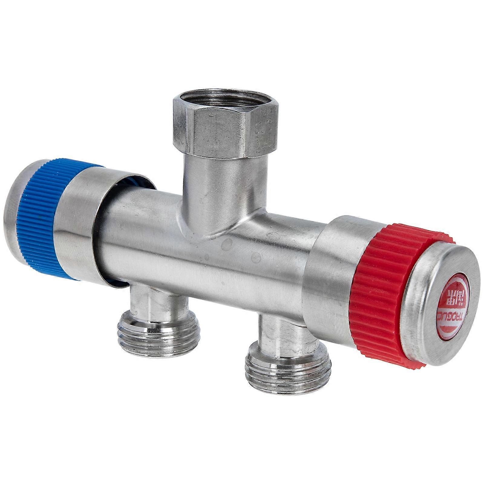 Stainless Steel Hose Splitter Adapter for Home Use with Durable Design and 1 Pack