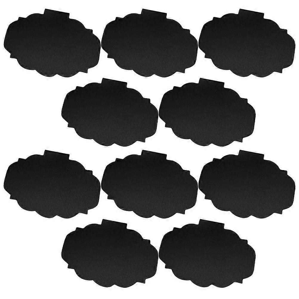 Chalk On Labels For Daily Life 3.54X2.75X0.59In Versatile Plastic Price Display 10Pcs