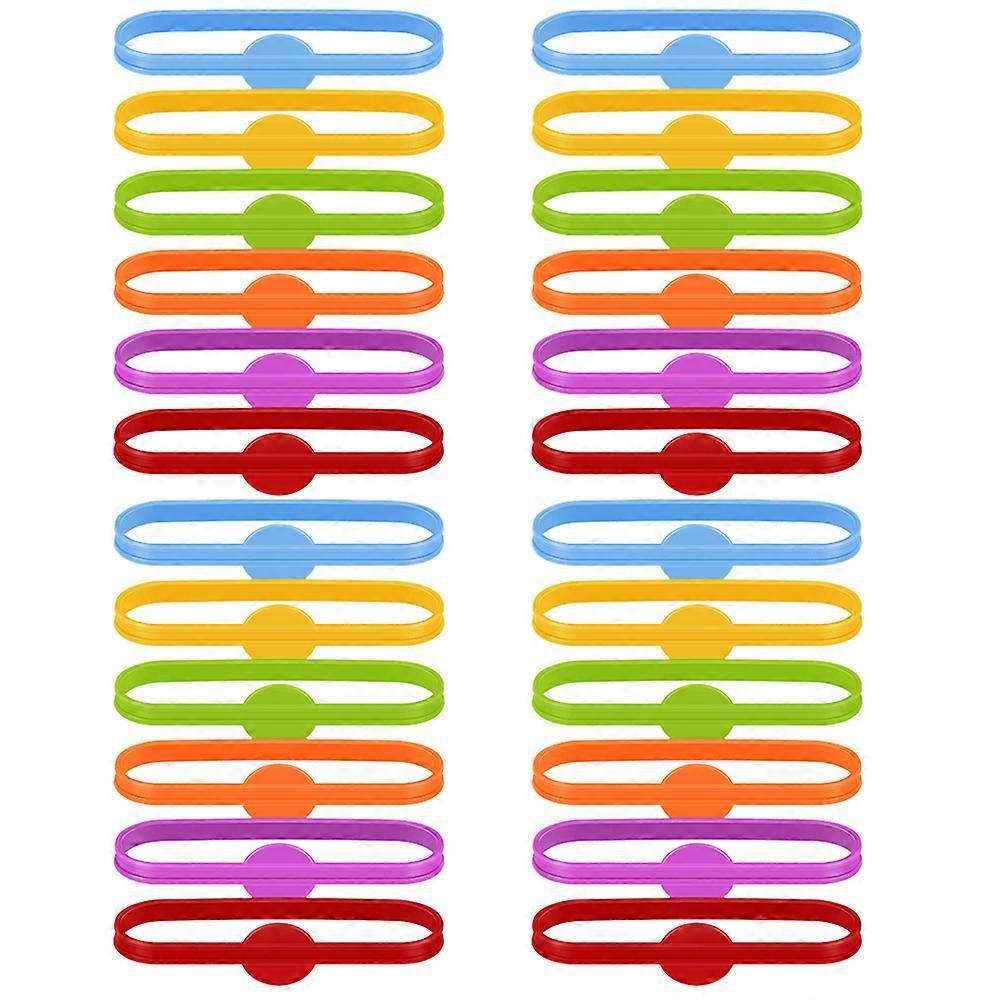 Silicone Wine Markers for Cup Identification Assorted Accessories 24pcs