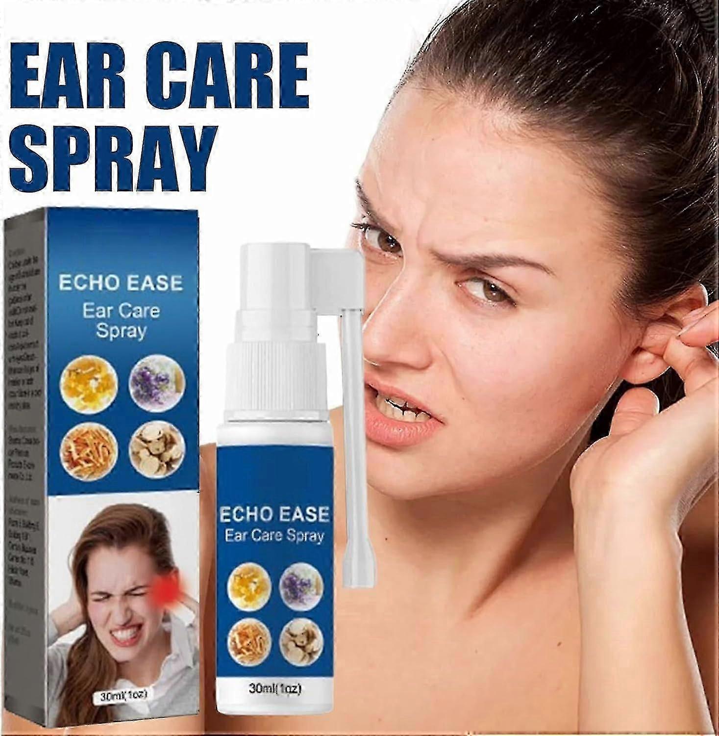 Echo Ease Ear Care Spray, Εμβοές Relief Spray, Εμβοές Relief για κουδούνισμα αυτιών, βελτιώνει αποτελεσματικά την ακοή και ανακουφίζει από την ταλαιπωρία του αυτιού