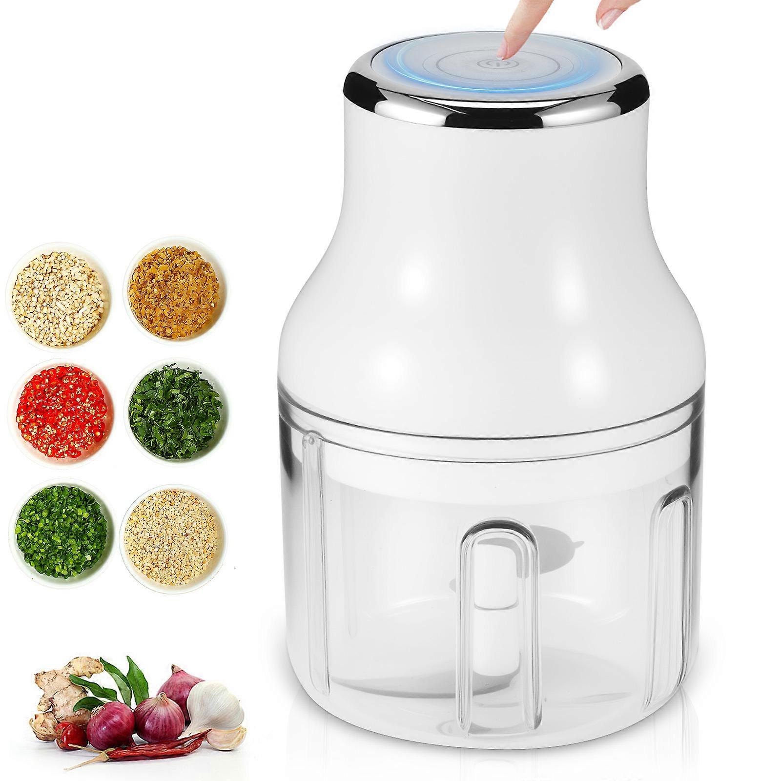 Electric Garlic Masher - White - 250ml