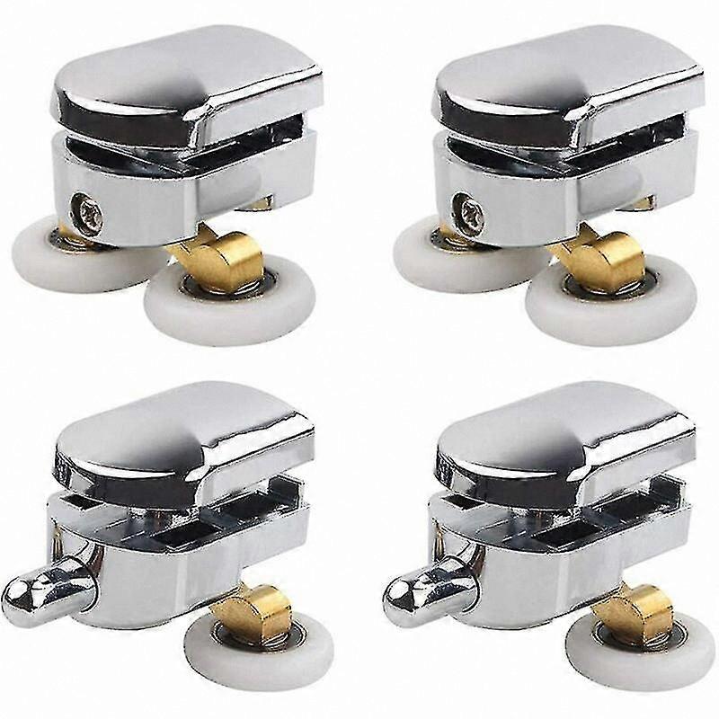 Sliding Shower Door Rollers, 4-Pack Replacement Wheels for Shower Enclosure (25mm)