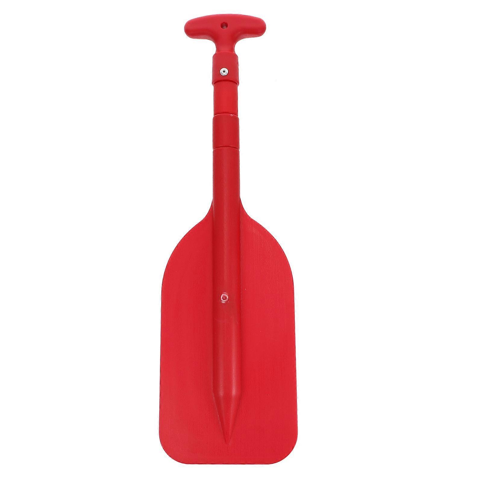 Retractable Kayak Paddle for Boat Use Made of ABS and Aluminum Alloy Red Color