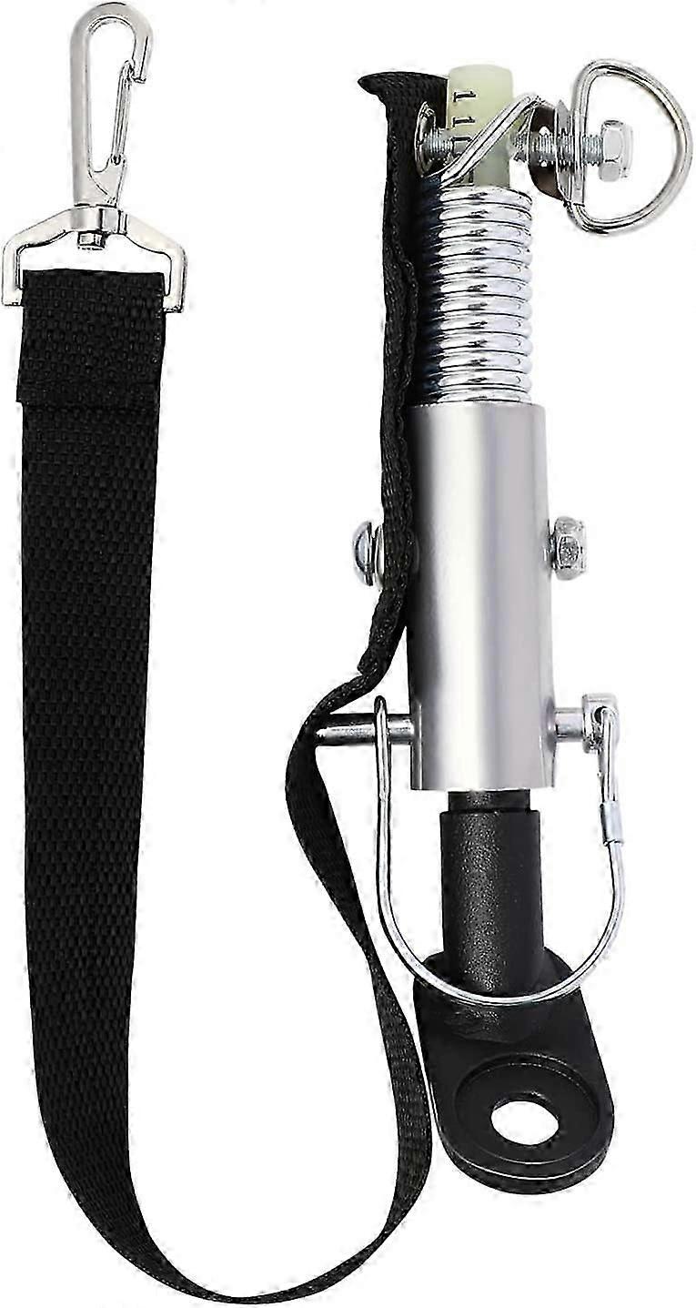 Universal Bicycle Trailer Connector for Secure Towing - Black, 1pc