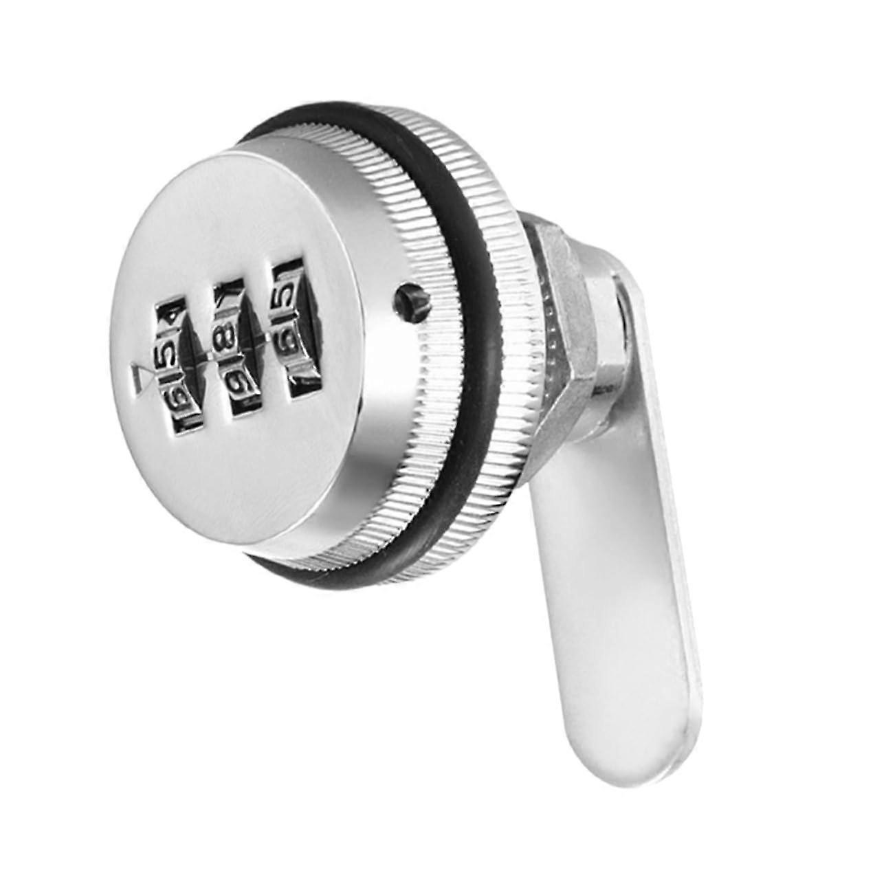 Key Safe With Numeric Code, Robust Cabinet Lock, For Mailboxes And Toolboxes, Silver-Colored Model 1