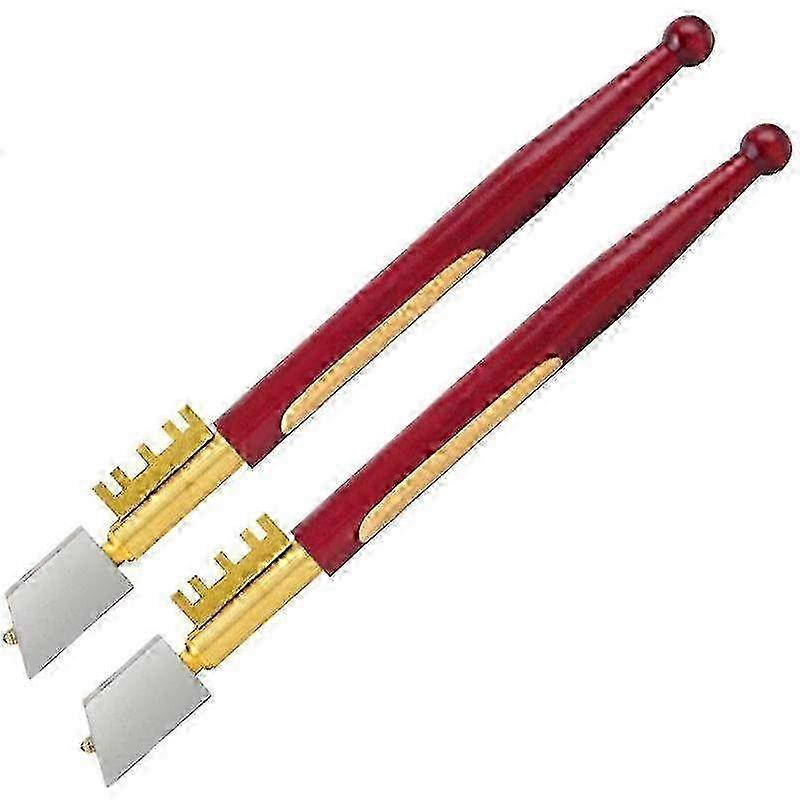 High-Torque Diamond Glass Cutting Tool Kit with Brass Snapper and Wood Handle for Precise Glass Cutting - SEMAket