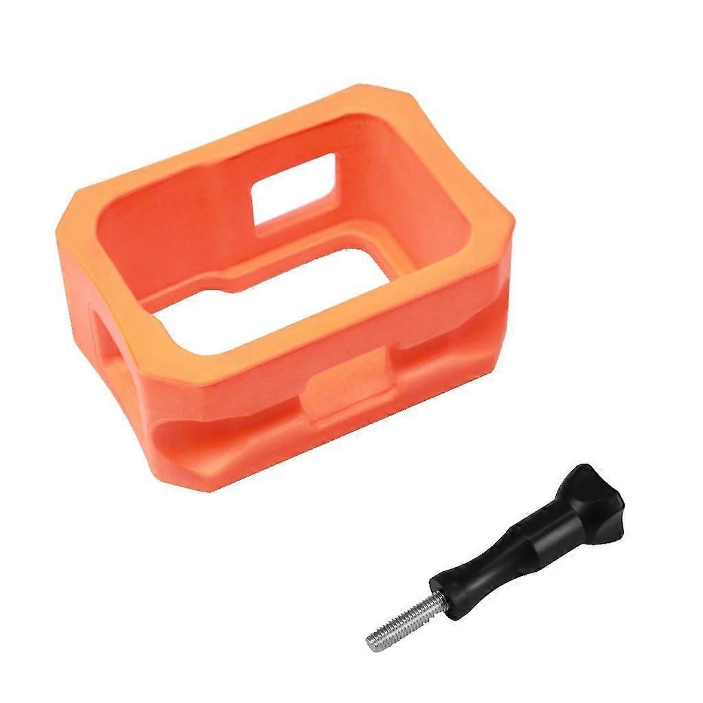 Floating Sports Camera Protective Case for GoPro 13 12 11 10 9, Bright Orange EVA Material, Anti-Sink Buoy Accessory