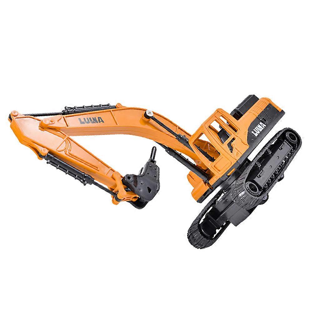 Orange Plastic Excavator Toy for Playing Fun and Educational with Fine Craftsmanship 1 Set