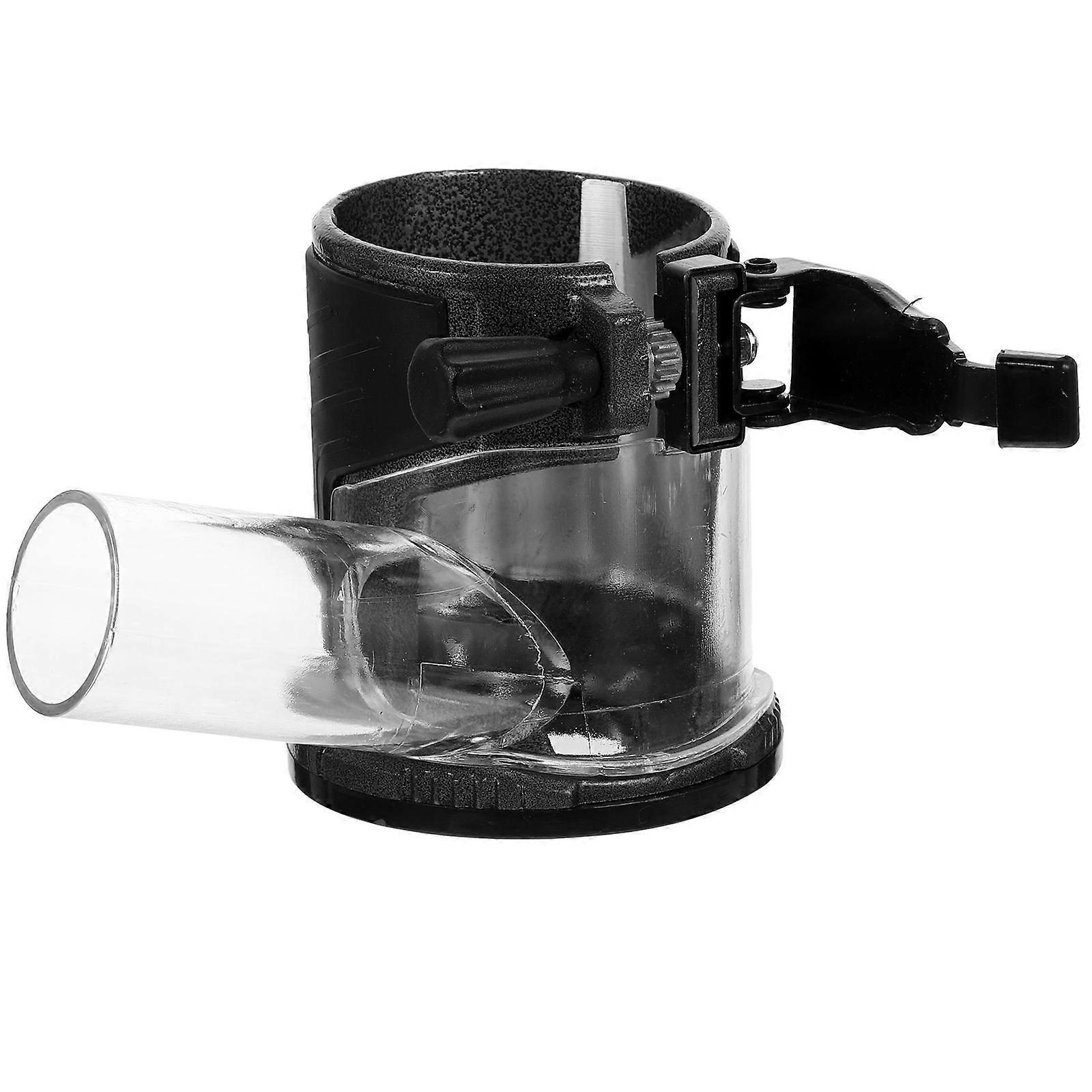 Wood Router Trimmer Base for Protection Crafted from Aluminum Alloy Black Color Standard Dimensions Fits Most Routers
