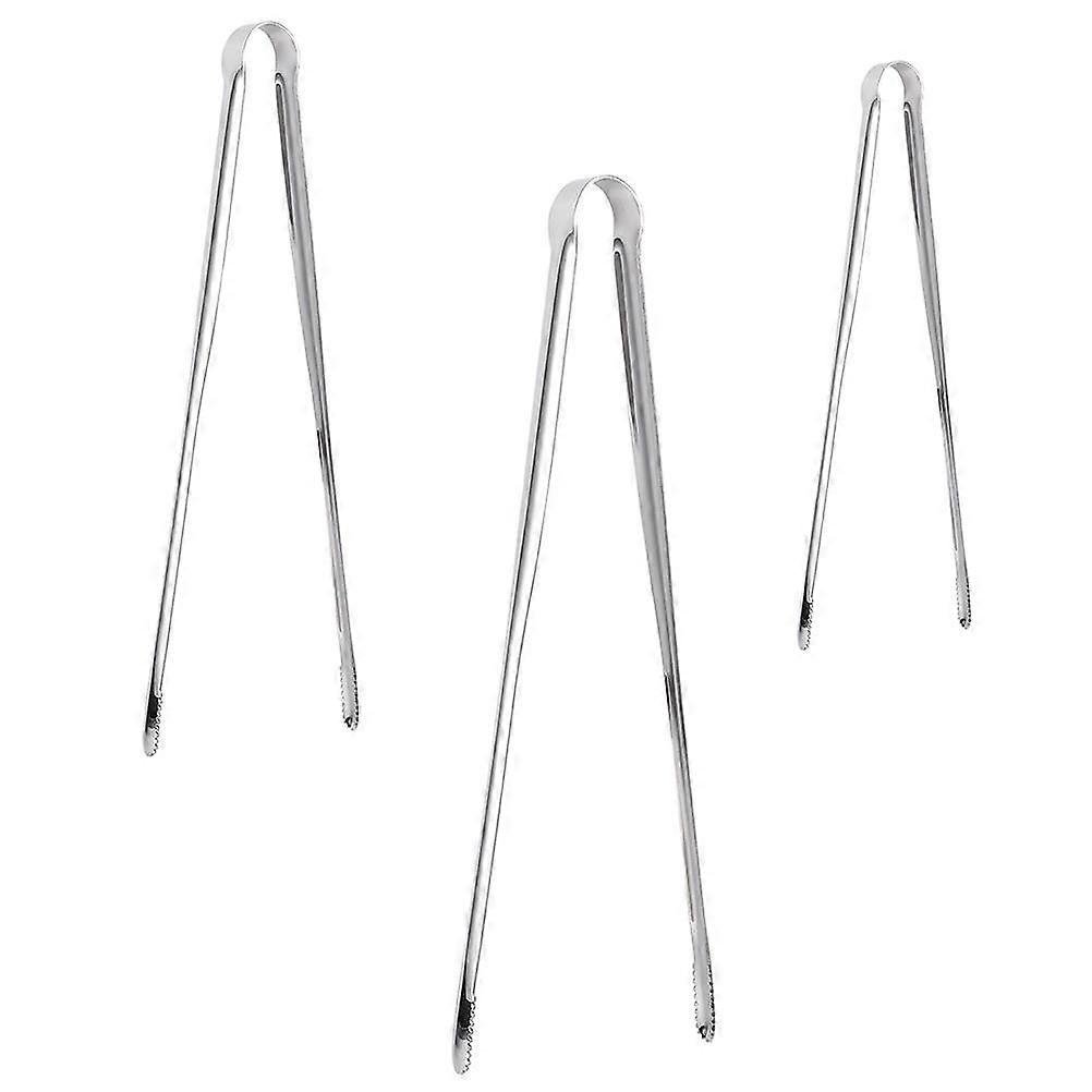 Stainless Steel Food Tweezers 3Pcs Designed For Restaurants With Simple Style And Rustproof Construction Offering Easy Handling