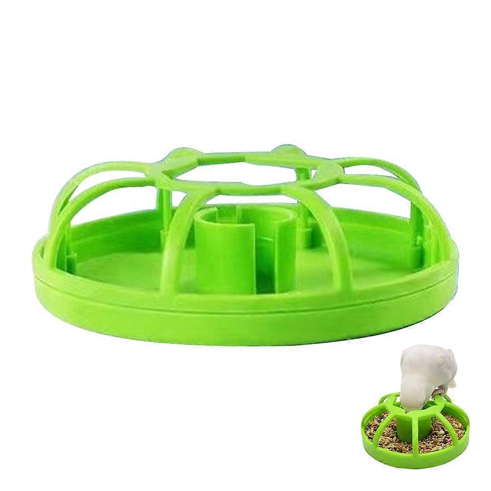 Plastic Bird Feeder for Cage Ideal for Storage Use Light Green Washable and Reusable 7 inch