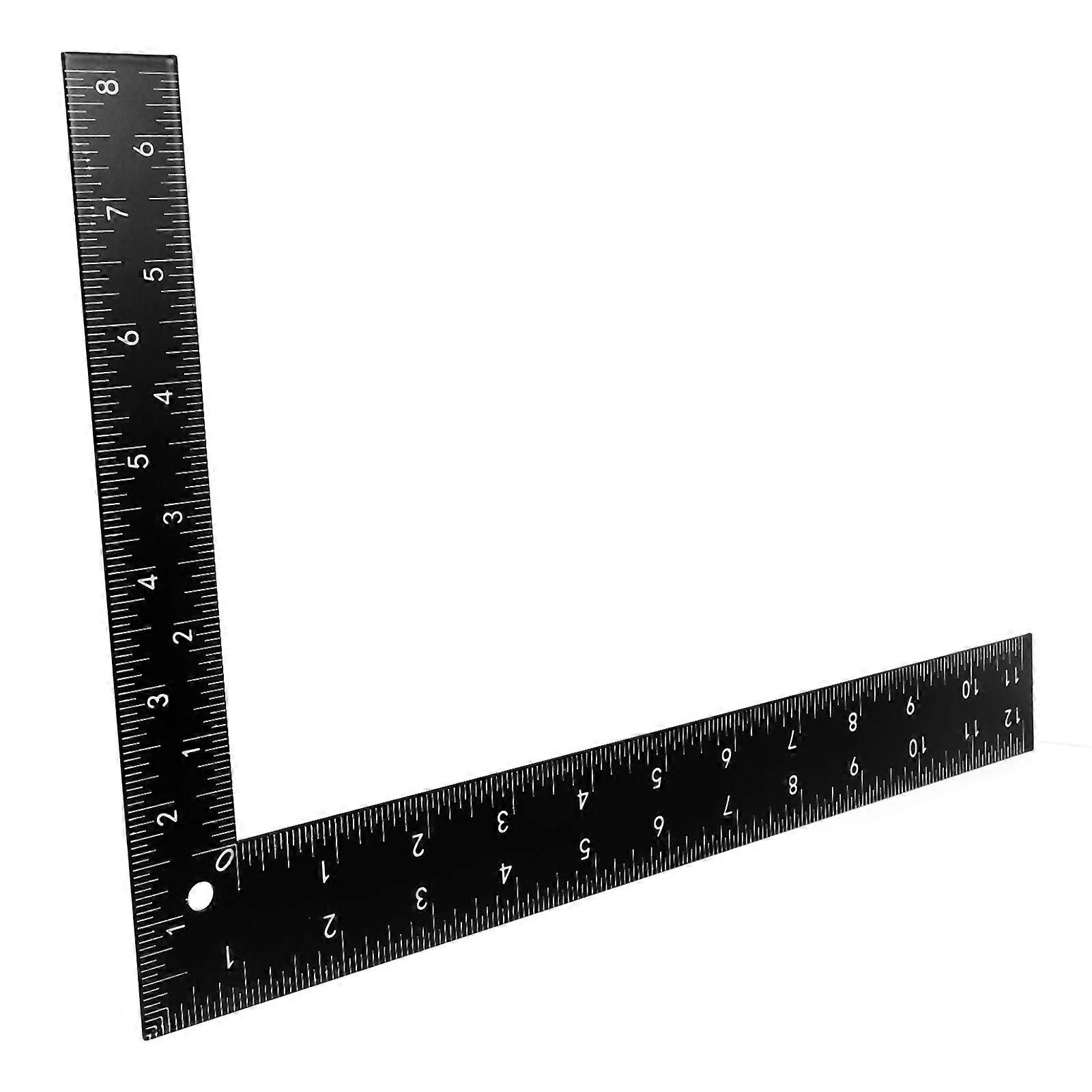 Steel Angle Ruler Woodworking Layout Tool For Construction Professionals 31.00X21.00X0.10Cm 1 Set