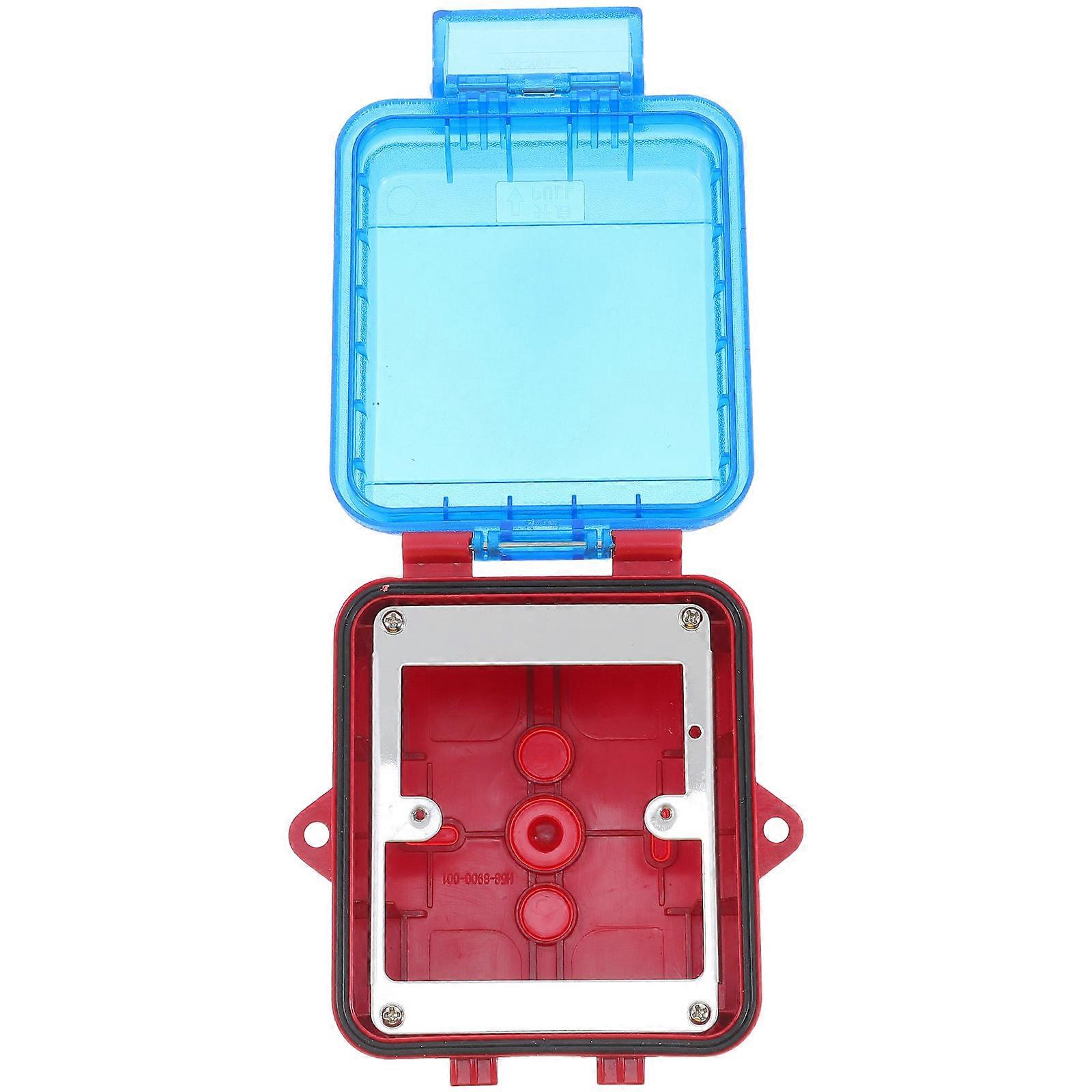 Alarm Manual Switch Protector Waterproof Cover For Button Multi Color Design Ideal For All Settings 1Pack