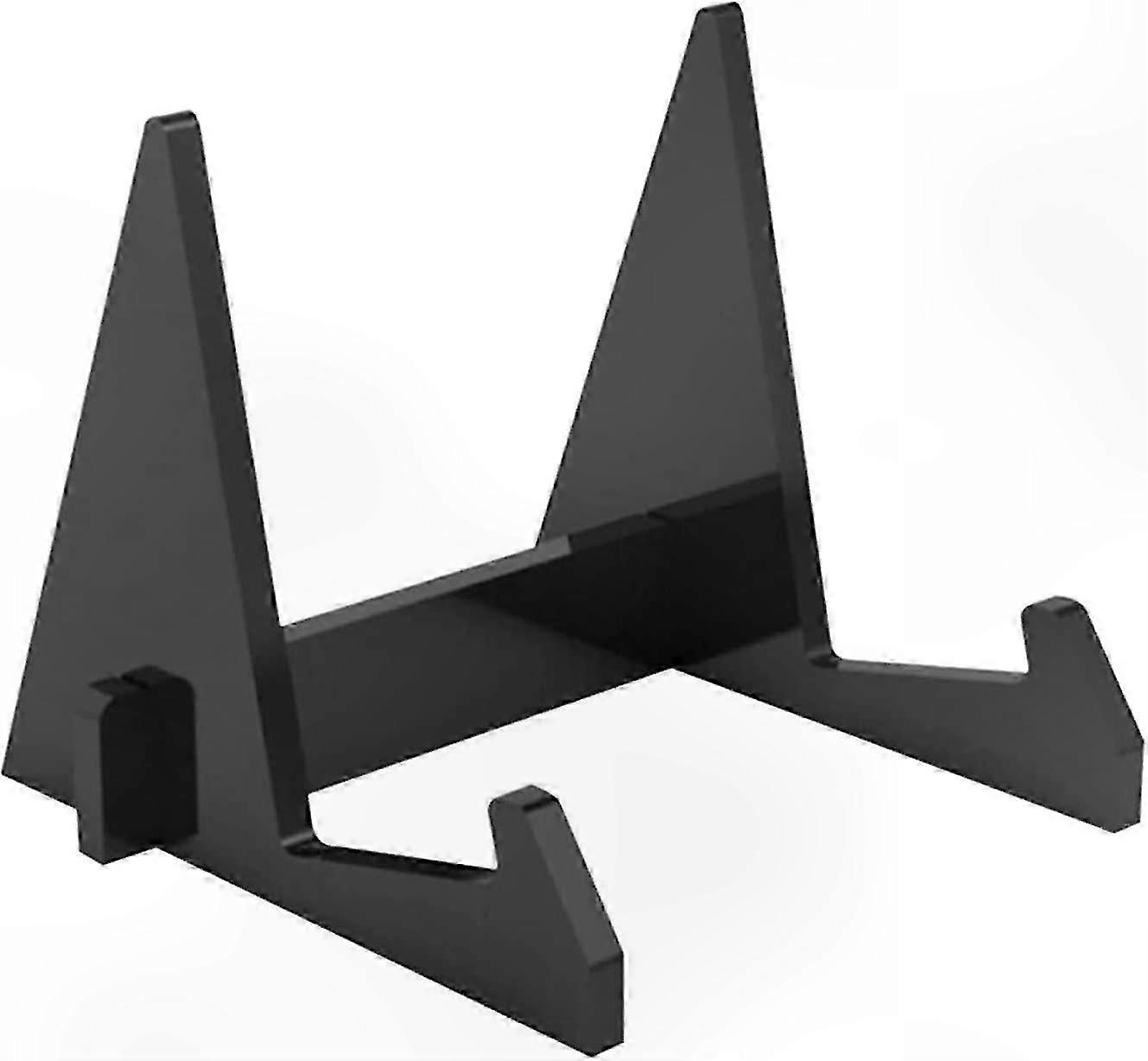 2024,Acrylic Display Rack Bookshelf Textbook Rack Record Rack Album Rack for Display Photo Frame Booklet, Black