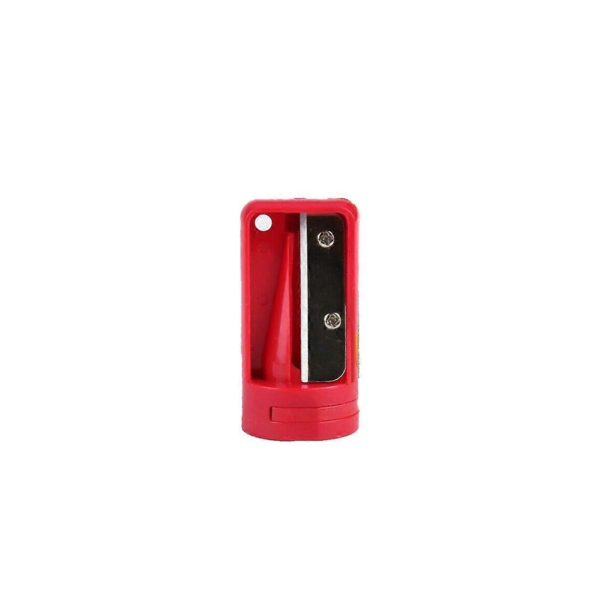 Pencil Sharpener for Carpenter, Woodworking, Pencil Cutter, Razor, Narrow Sharpening Tool, Woodworking, Hand Tools (2 Pieces, Red)