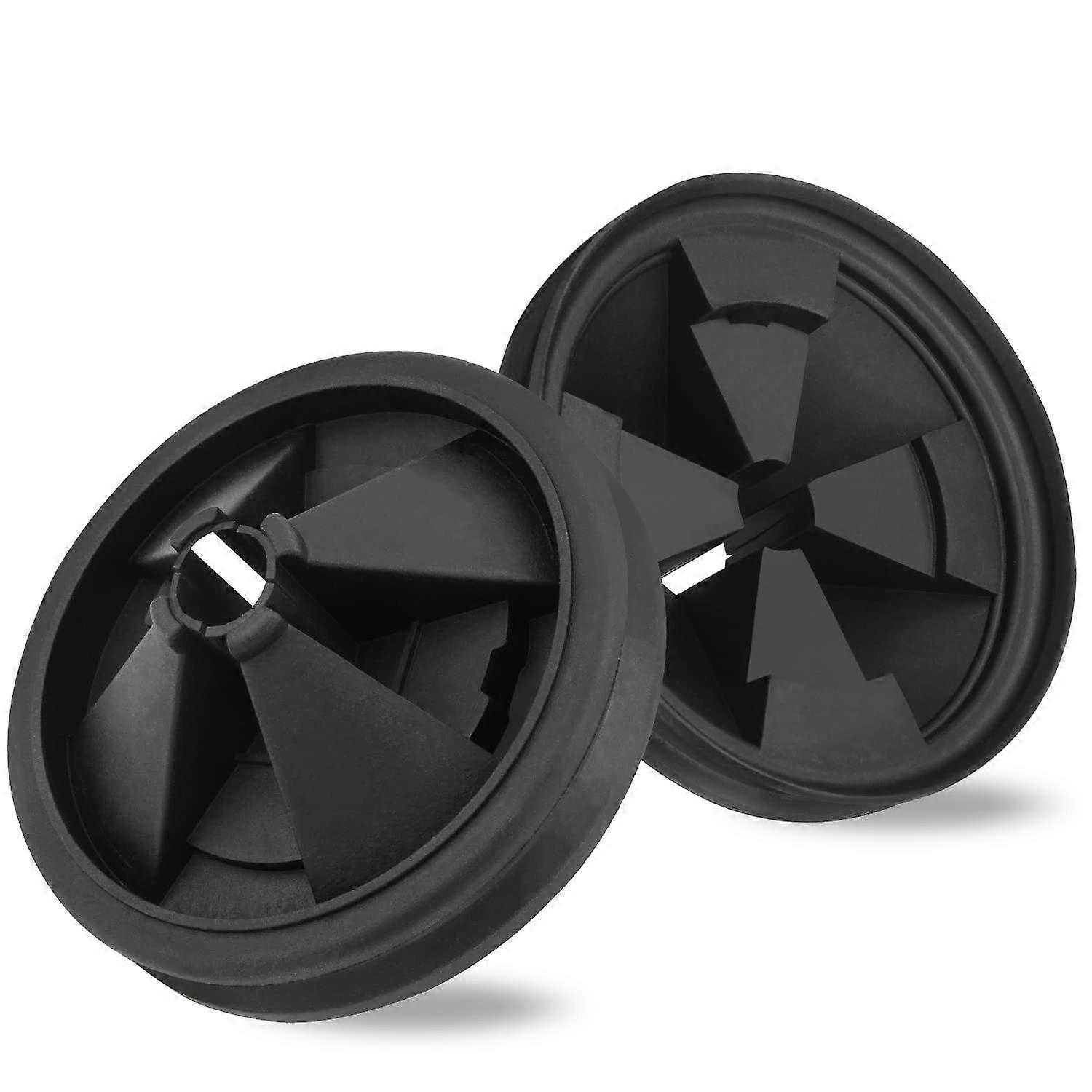 Garbage Disposal Splash Guard 2 Pack EPDM Rubber For InSinkErator Evolution 3.75in QCB-AM Drain Cover Quiet Collar Black