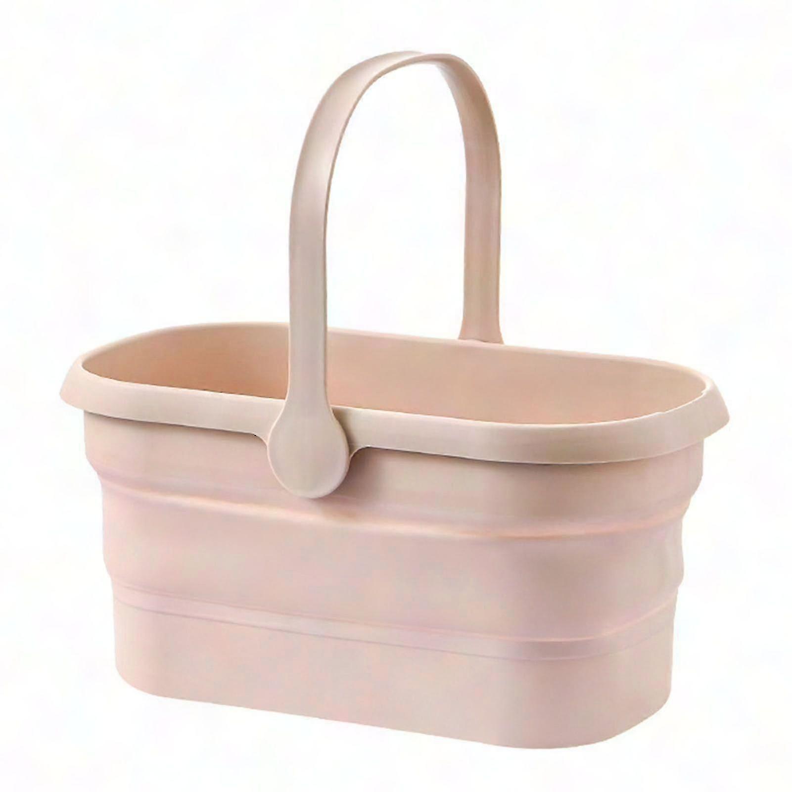 Collapsible Plastic Mop Bucket for Cleaning Large Bathroom Kitchen Camping