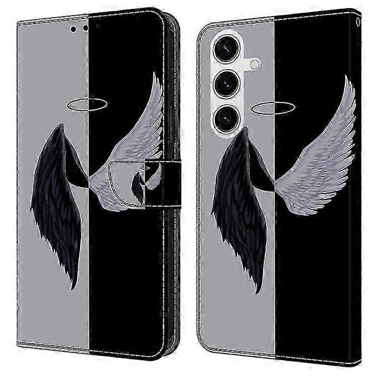Phone Case For Samsung Galaxy S25+(Plus), Magnetic Clasp 3D Pattern Leather Wallet Phone Cover