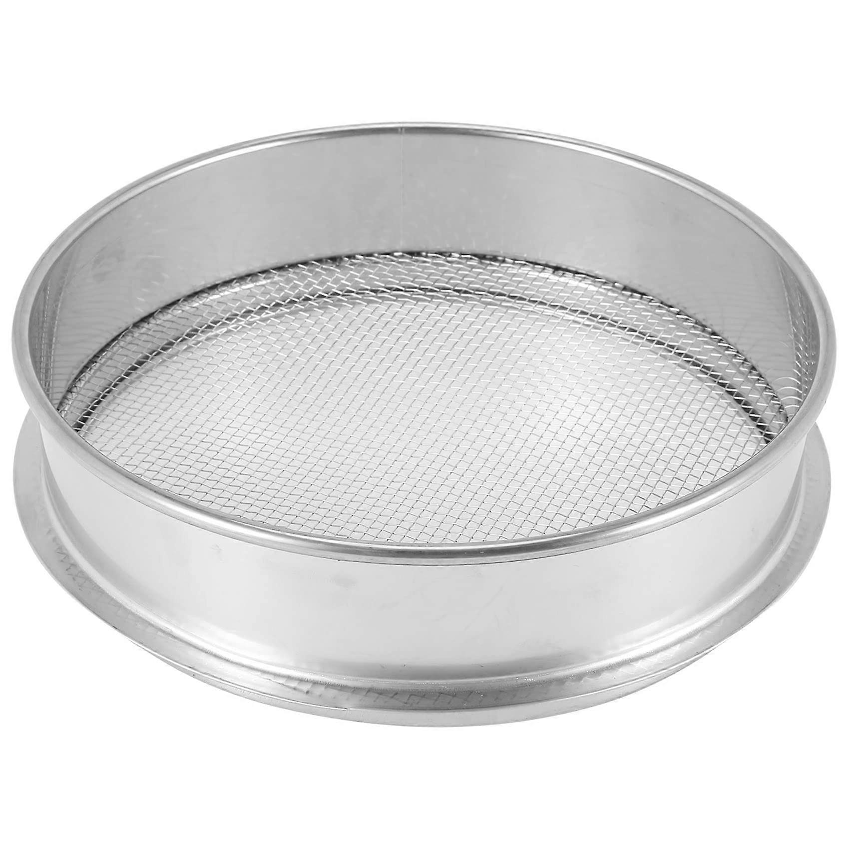 Puzzle Sieve 8 Inch Interlocking Soil Sieve 2.5 mm Compost Seed Container Gardening Tool