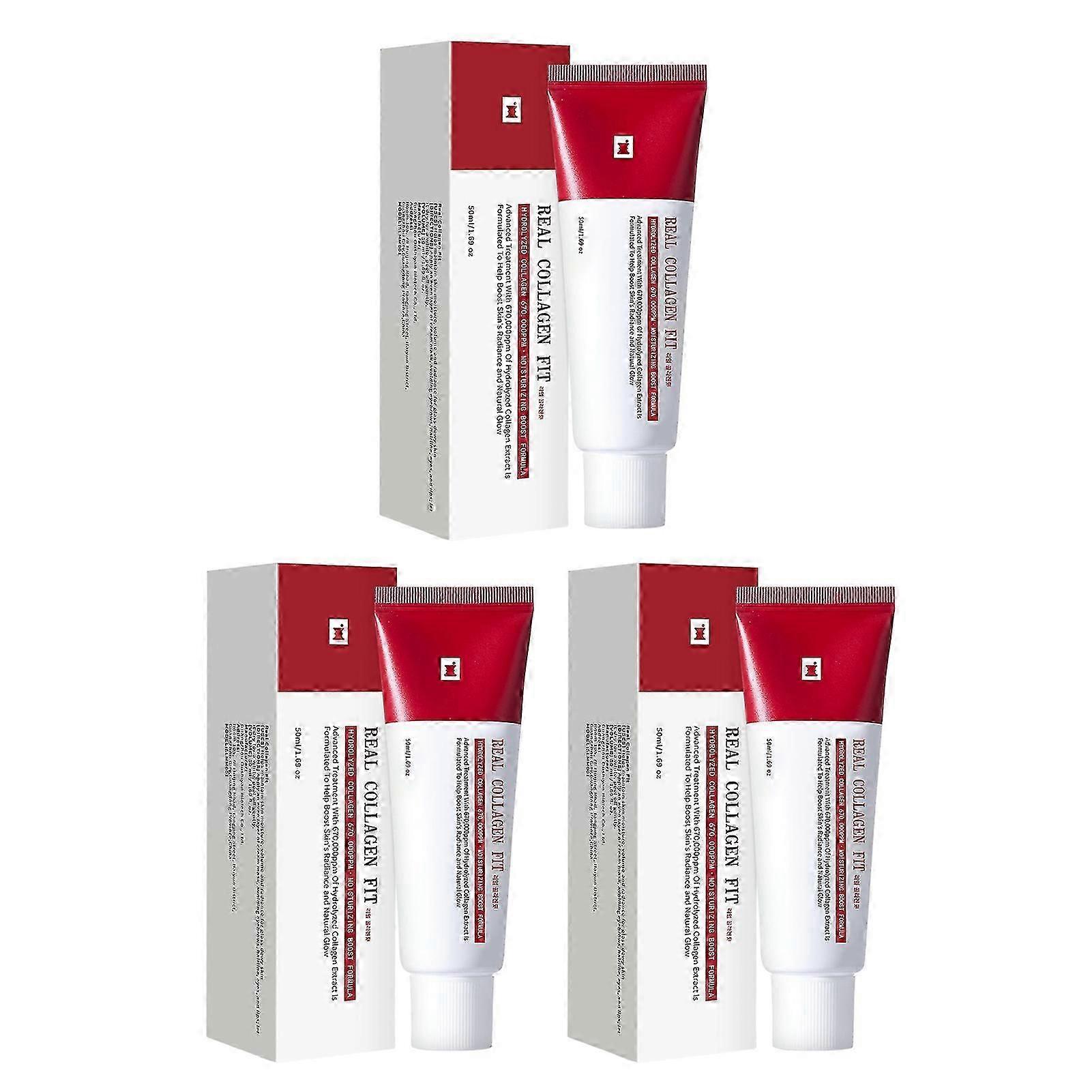 50ml リアルコラーゲンフィットラッピングマスク、ピールオフフェイシャルマスク、保湿、輝き、ハリを与えるアンチエイジング&保湿フェイスマスク