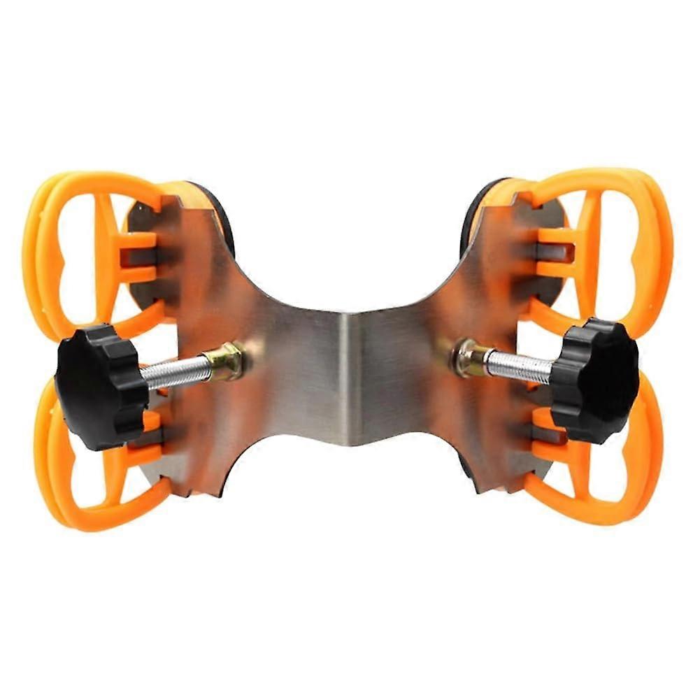 90degree countertop seam setter, rightangle stone setter installation tool made of stainless steel, four suction cups