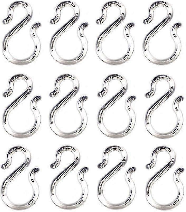 XII Pcs 1.7 polegadas Plástico Transparente Punch Bowl Cup S Hooks