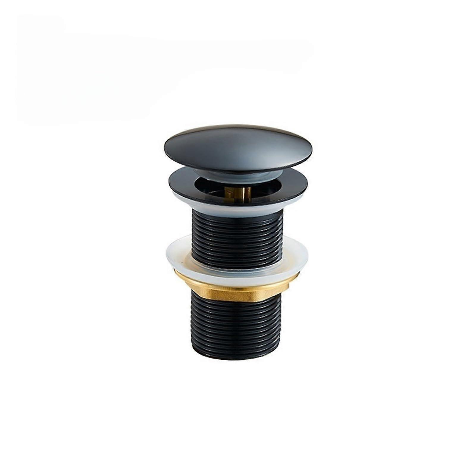Pop-up Valve for Sink with Overflow, Bathroom Sink Stopper, Durable Drain Plug Cover, Waste Pipe Accessory in Color I