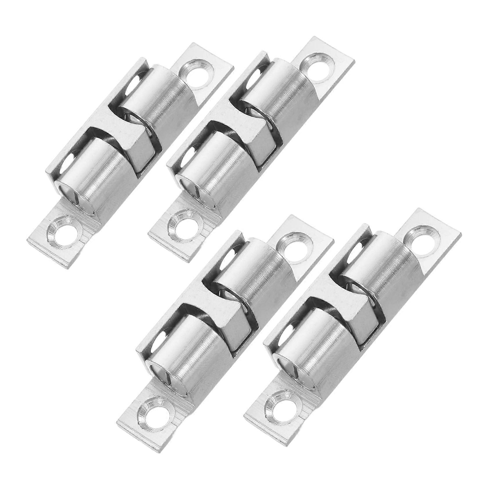 4piece copper door latch with double ball rollers for cabinet, quiet and durable