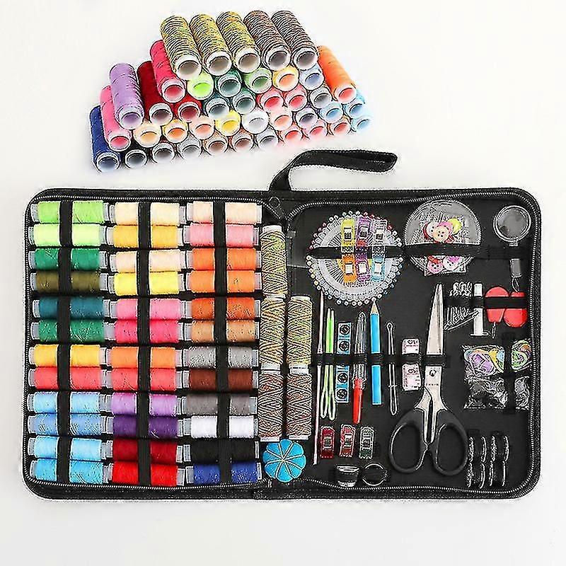 Premium Sewing Kit for Beginners  Complete Set with Thread Bobbins and Accessories