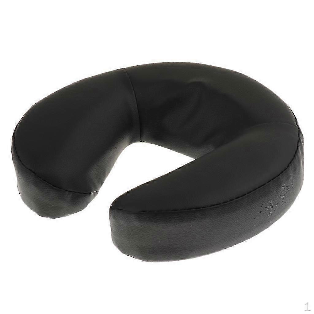 Face Cushion Pillow for Massage Table Bed , Black