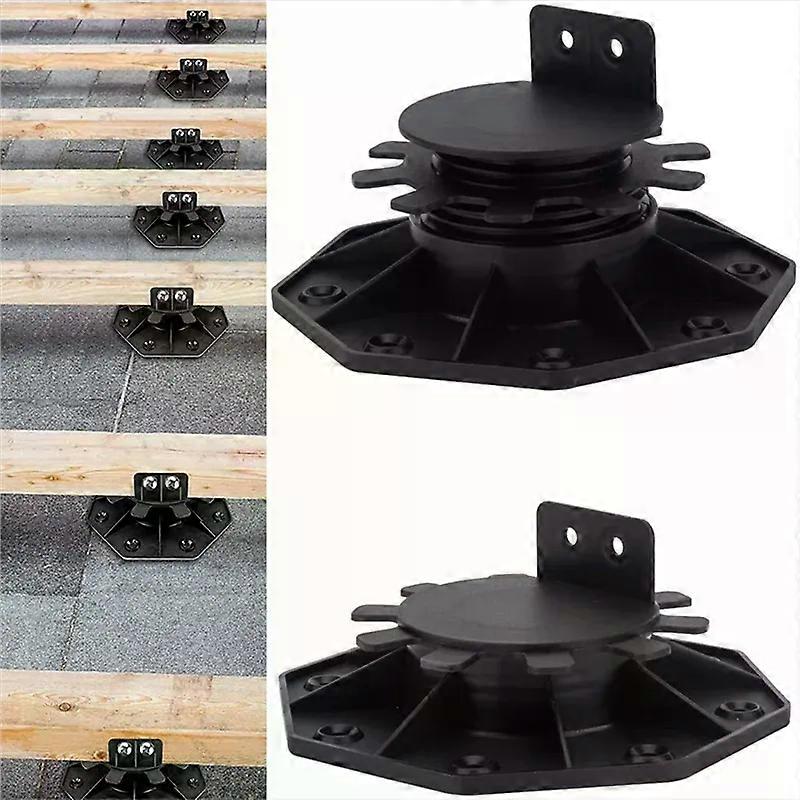 AONEQ-12 Pcs Joist Support Pedestals Adjustable Decking & Flooring Support Pedestal For Deck Timber Base