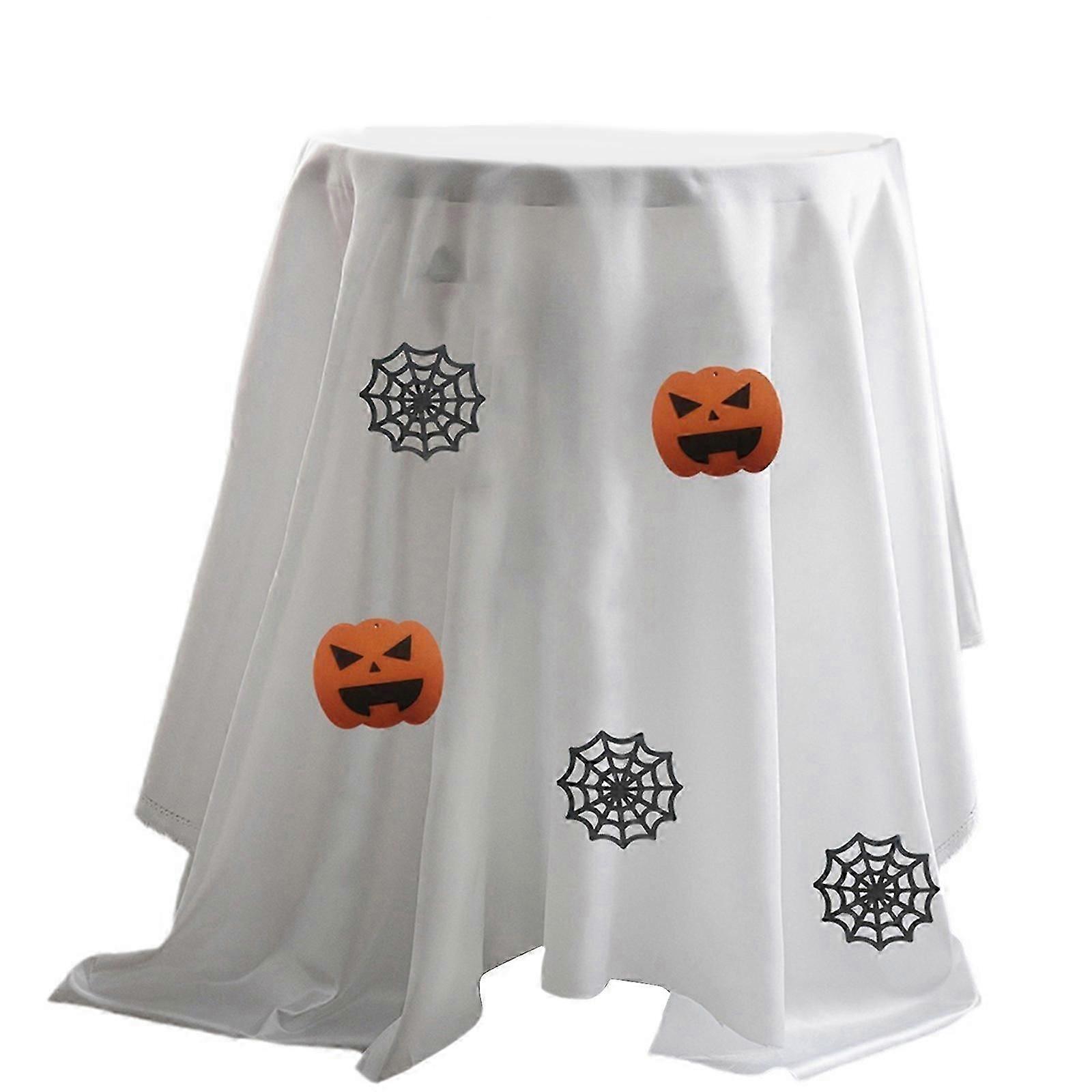 Tablecloth Theme Tablecloth Pumpkins Spiders Background Wall Covering  Party