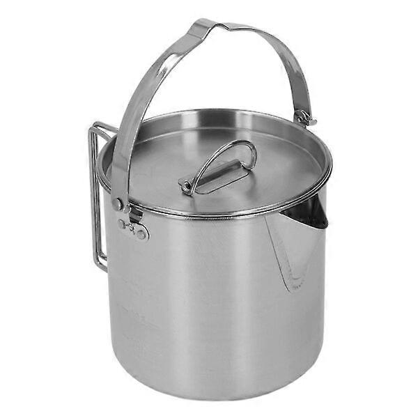 2. 1.2L camping kettle with scale, sturdy, lightweight and easy to clean