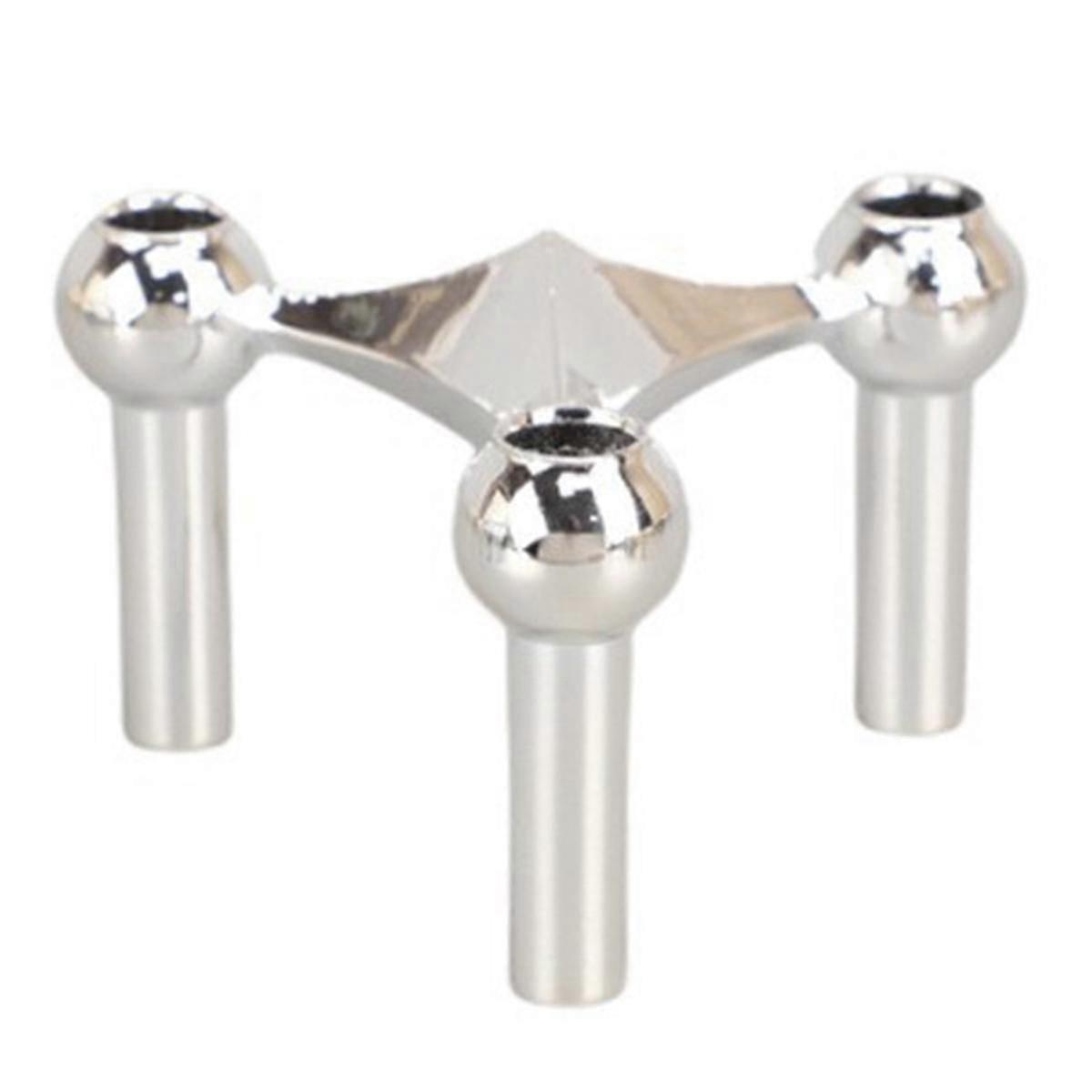 Nordic Molecular Structure Candlesticks for Rustic Ambience