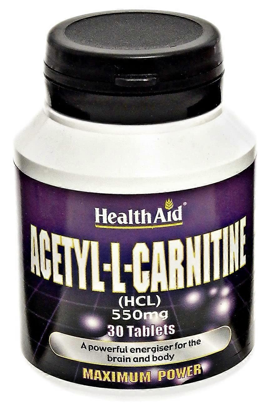 Health Aid Acetyl-L-Carnitine 550mg, 30 Tablets