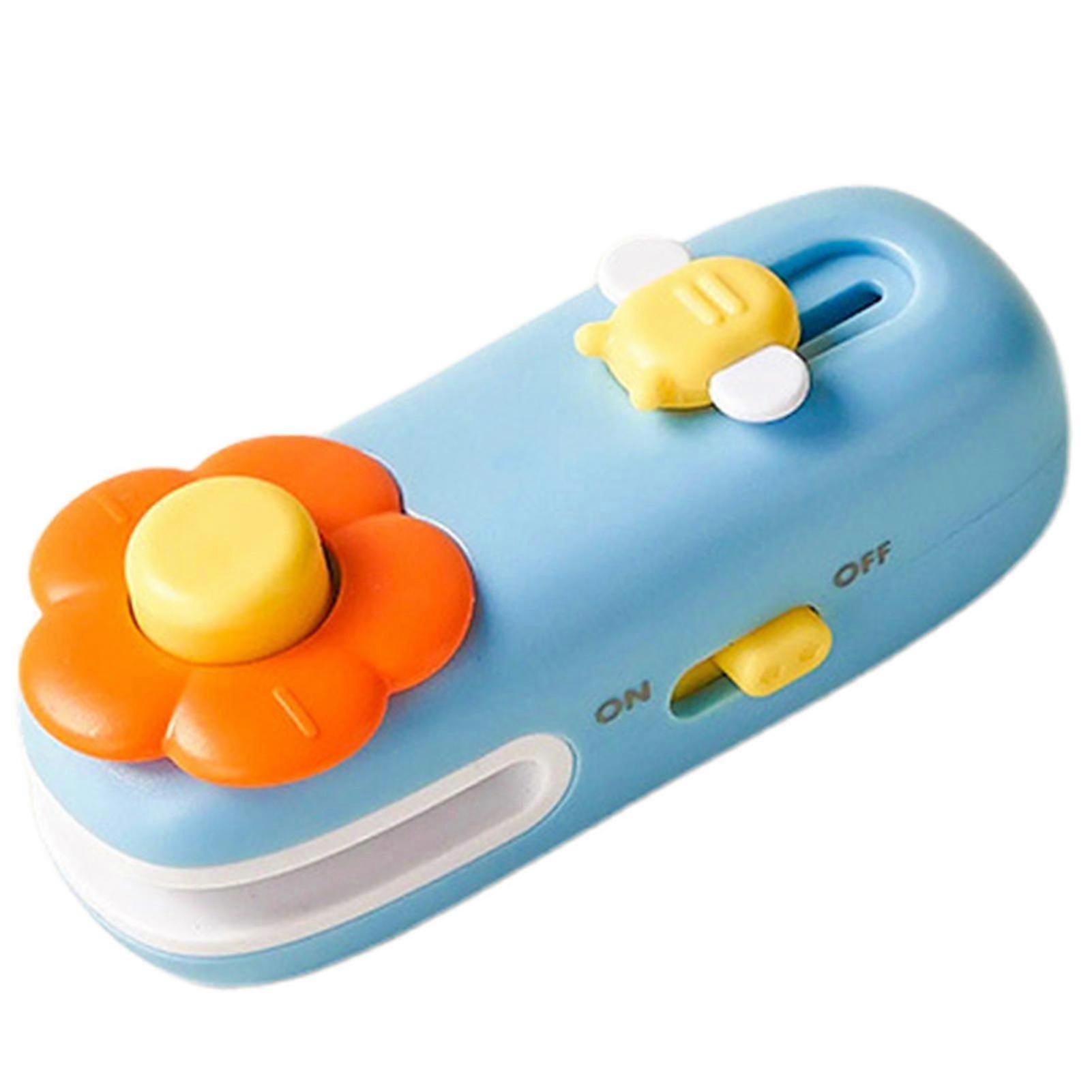 Portable 2 en 1 Scelleuse de sacs Cutter Scelleuse sous vide portable Snack Sac en plastique Scelleuses d’aliments