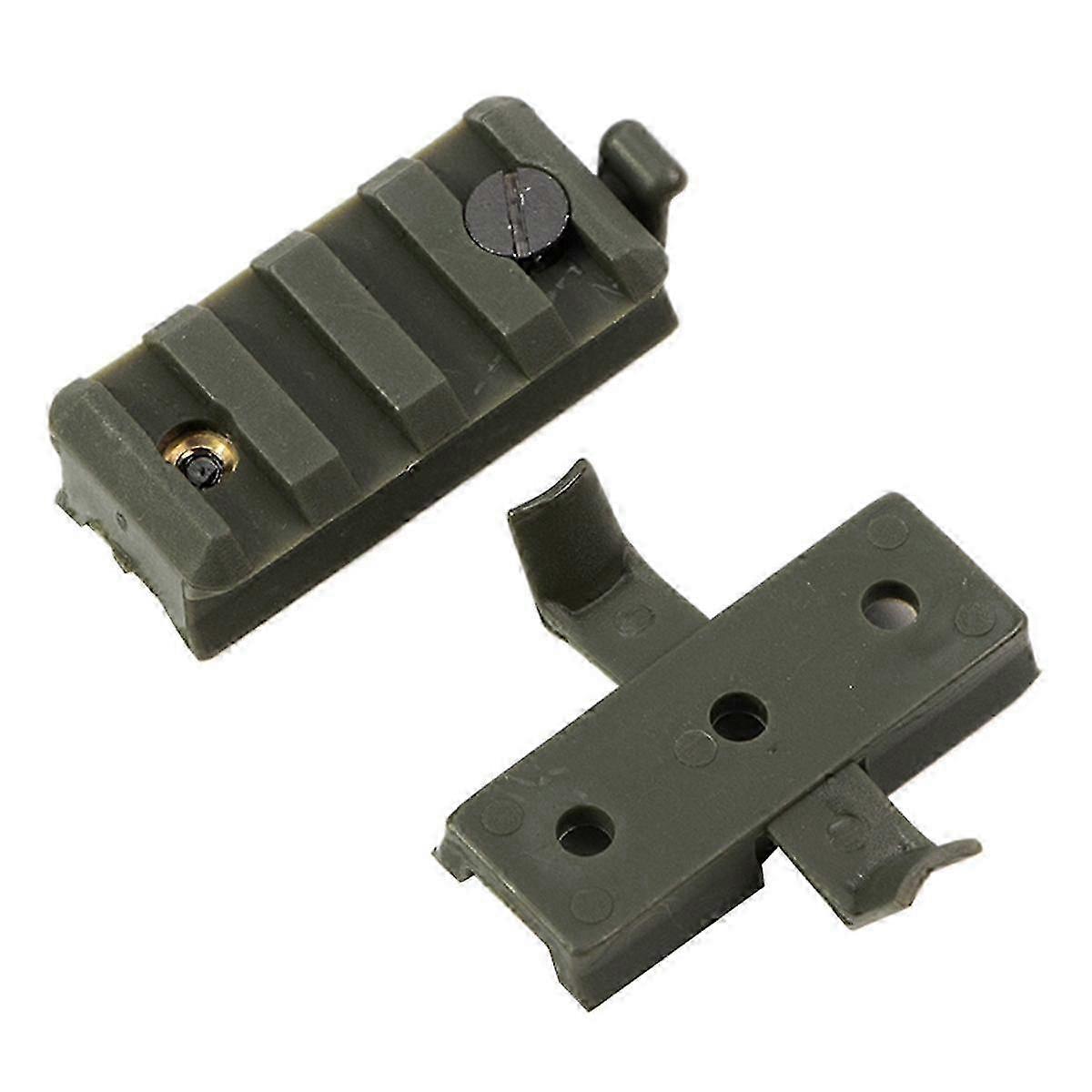 Nylon helmet flashlight clip for universal 20mm rail slider accessories