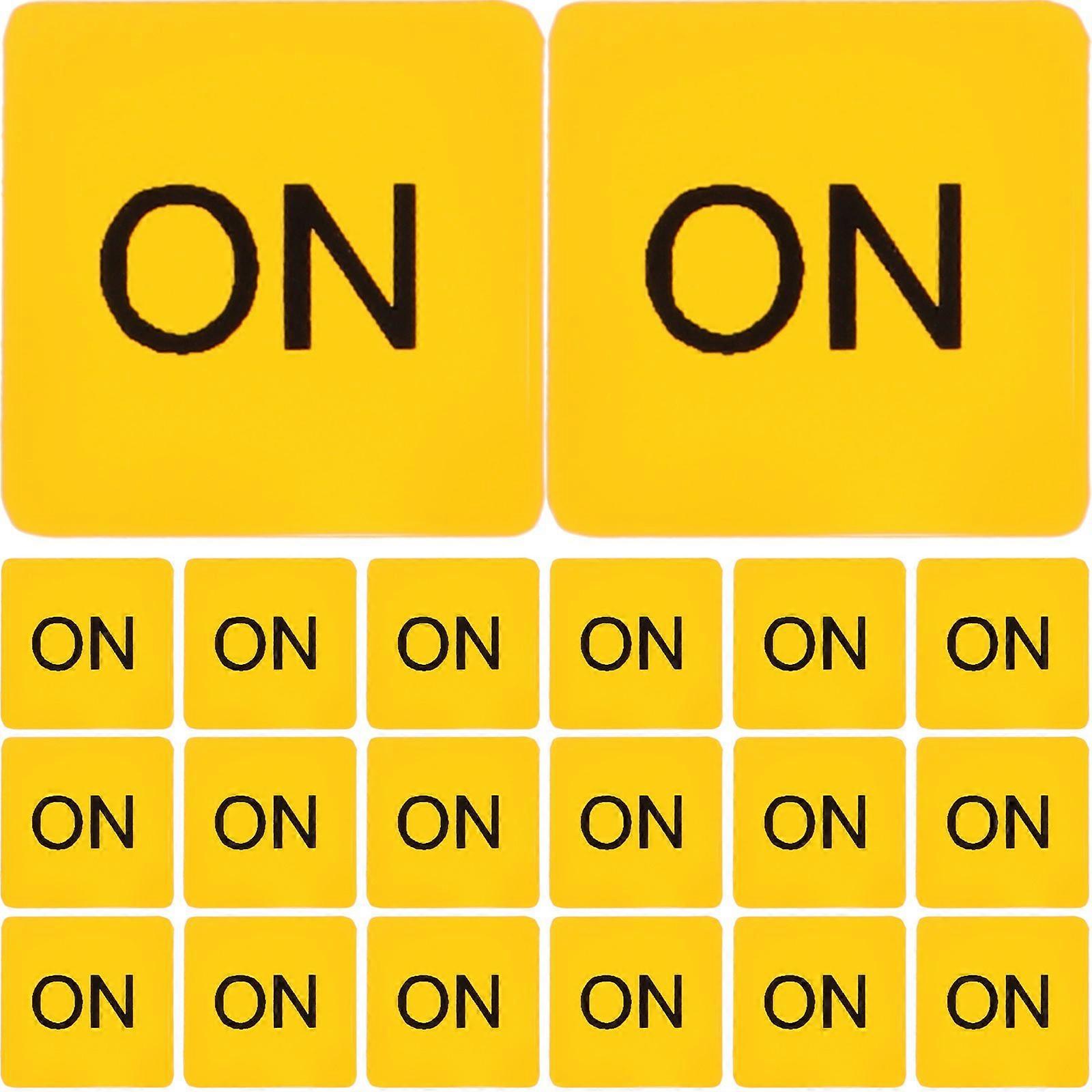 20pcs Device Switch Label Sticker On/Off Caution Switch Sticker Device Switch Stickers
