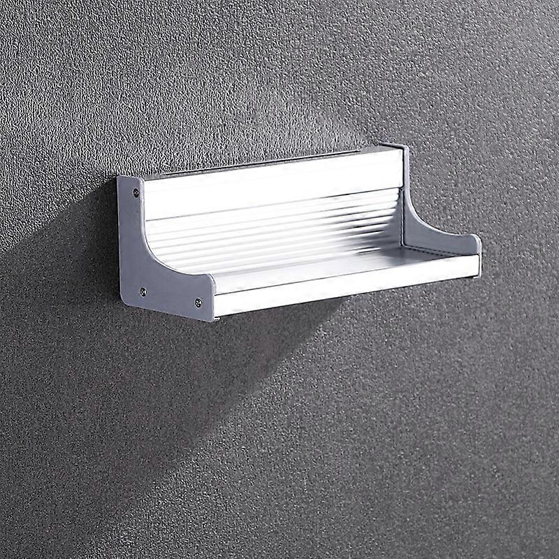 30cm Multi-function Kitchen Punching Wall-mounted Aluminum Condiment Storage Rack