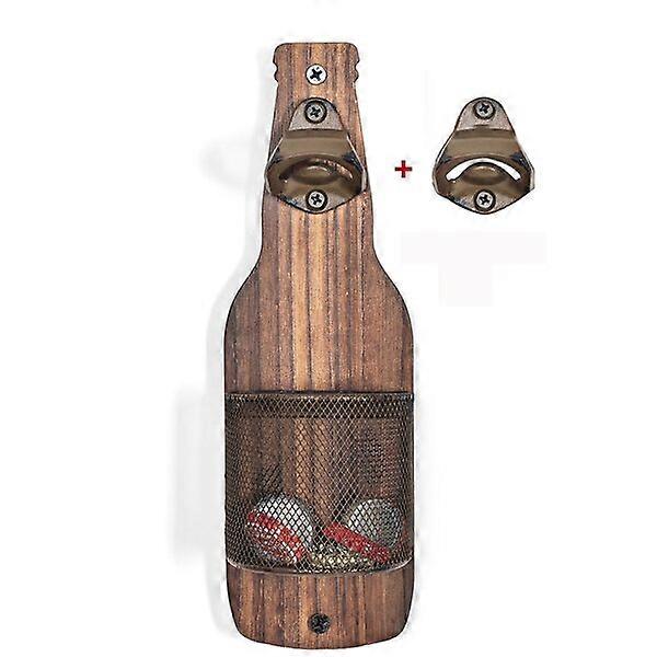 Wall-mounted beer bottle opener, 1 piece, multi-functional for decoration and practical use