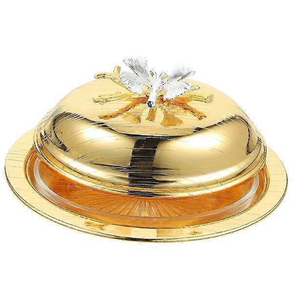 Butter trays, iron-made, golden, multi-sized, durable and multi-functional for food preservation