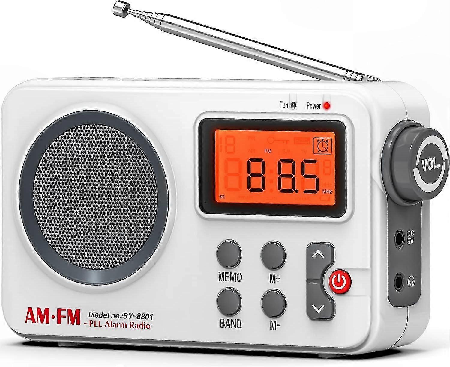 Tragbares Radio mit verbessertem Empfang und hochwertigem Klang FM/AM Synthesized Tuner